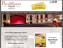 Tablet Screenshot of middletownparamount.com